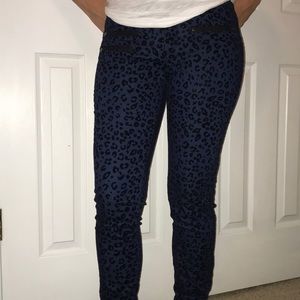 Forever 21 animal print jeans